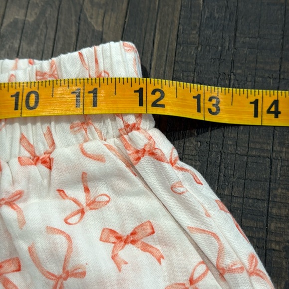 Happily Grey HG Pajama Boxer Shorts Set of 2 Pink and White Bows and Stripes - Picture 13 of 15